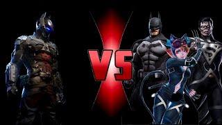 Can you beat injustice using only The Arkham Knight?  [injustice mobile]