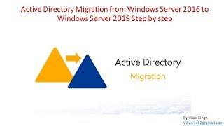 Active Directory Migration from Windows Server 2016 to Windows Server 2019 Step by step