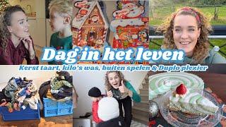 DAG IN HET LEVEN | KERSTTAART MAKEN, DUPLO, KILO'S WAS, SAMEN SPELEN | Zeg maar Fem