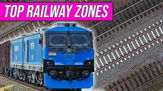 Top Railway Zones in India || भारत में शीर्ष रेलवे क्षेत्र