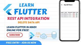 Delete data API in Flutter || flutter || delete api flutter
