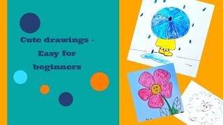 How to draw | Cute drawings | Easy for beginners