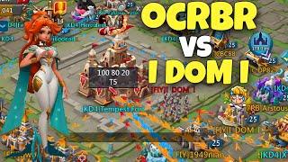 Lords Mobile - THE BEST EMPEROR CLASH AT K990. OCR VS DOM. BAD DAY TO BE DOM