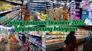 Belanja bulanan Desember 2022