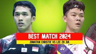 (INDONESIA VS MALAYSIA) JONATAN CHRISTIE VS LEE ZII JIA [BEST MATCH 2024]