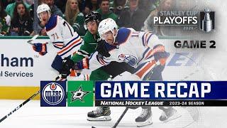 Gm 2: Oilers @ Stars 5/25 | NHL Highlights | 2024 Stanley Cup Playoffs