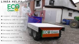 Agevolatrice elettrica raccolta frutta Ecogreen Helpy Calvi