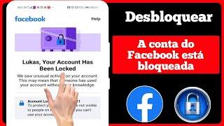 Como Desbloquear Conta do Facebook-2024 | conta do Facebook bloqueada como desbloquear