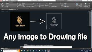 How to convert image to auto cad drawing file