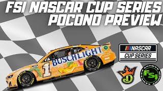 FSi NASCAR Cup Series DFS Picks Show -  Great American Gateway 400 at POCONO RACEWAY