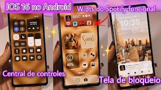 Como transformar o ANDROID em IPHONE iOS 16 “por completo”/ Samsung,Motorola,xiaomi