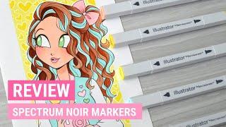 Spectrum Noir Illustrator Markers & Artliners | Art Product Review | iiKiui