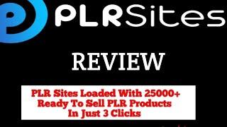 Plr Sites Review: How To Create Plr Sits With Ready To Sell Products Without Teaching Skills.