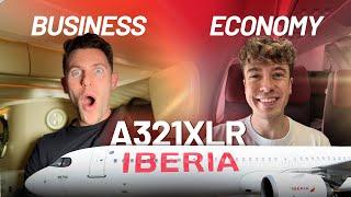 World's FIRST Airbus A321XLR | Iberia Business Class VS Economy