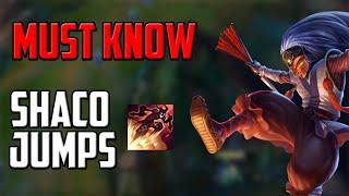 SHACO Q JUMPS EVERY SHACO PLAYER HAS TO KNOW (Special Places) - Shaco Guide