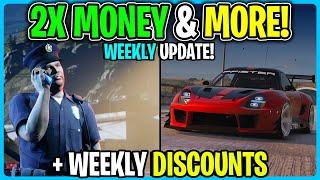 GTA Online WEEKLY UPDATE 2X Money & More!