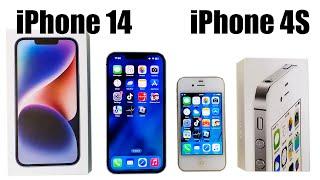 iPhone 14 vs iPhone 4S - iOS 9 vs iOS 16 - SPEED TEST