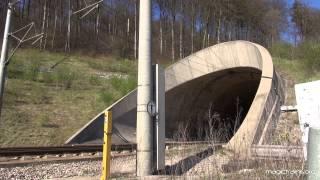 Tunnelboom - German ICE Train - fantastic clear audio - Zug, trainfart, trains, ICE 3 300 km/h