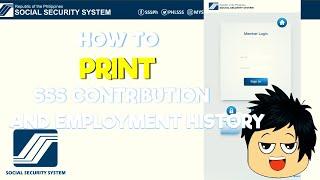 How to Print SSS Contribution and Employment History Online [2024]