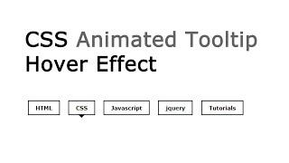 CSS Animated Tooltip Hover Effect | csPoint web designing tutorials