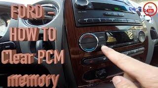 FORD - Clear/Reset PCM Memory