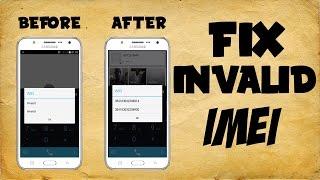 CHANGE/FIX INVALID IMEI (without root)