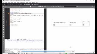 LaTex Basics -  Easy to Control Column Width - Table(Part 2), - Tutorial #5