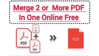 How to merge two pdf online free  दो #pdf को #merge कैसे करें #online #free