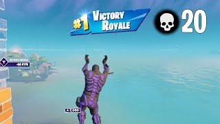 High Kill Solo Arena Win 240 FPS Smooth 4K Gameplay Full Game Season 7 No Commentary | Fortnite PC