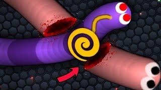 Slither.io BEST GAMEPLAY OF ALL TIME / Epic Slitherio Trolling Snake Moments