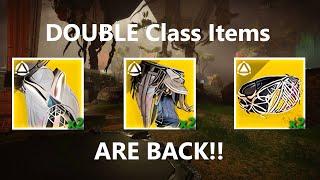 Dual Destiny Double Class Items Post Patch