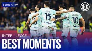 INTER 2-0 LECCE | BEST MOMENTS | PITCHSIDE HIGHLIGHTS 