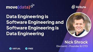 Data Engineering is Software Engineering and Software Engineering is Data Engineering - Nick Schrock