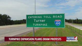 Turnpike expansion plans draw protests