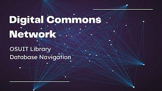 Digital Commons Network