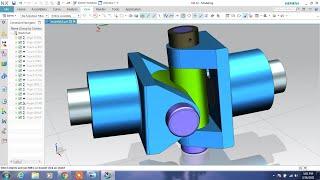 #NX CAD #UNIVERSAL COUPLING ASSEMBLY