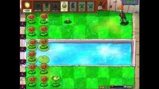 Plant vs Zombies level 3-1 Guideline