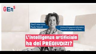 Generazione STEM intervista la Prof.ssa Paola Velardi - L' #ai ha dei pregiudizi?