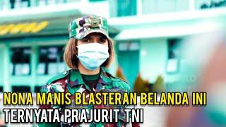 Wow, Nona Manis Blasteran Belanda Ini Ternyata Prajurit TNI