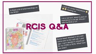 RCIS Q&A | Study Tips, RCIS, ARRT CI & more