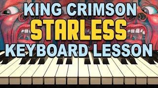 Starless King Crimson Mellotron Lesson Piano How to Play