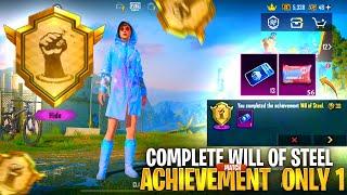 Will Of Steel Hide Achievement Trick | How To Complete Will Of Steel Hide Achievement | PUBGM