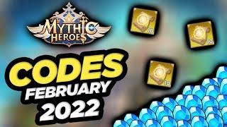 Mythic Heroes - ALL CODES for February 2022