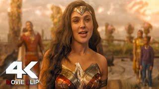 Shazam Meets Wonder Woman - Shazam 2 Fury Of The Gods: Wonder Woman | Shazam 2 (2023)