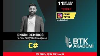 TechNights /11 Haziran 2020 / Engin Demiroğ ile C# Hakkındaki Soruları Cevapladık