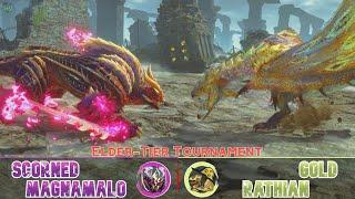 Scorned Magnamalo VS Gold Rathian Turf War Deathmatch | Elder Tier Tournament MH Sunbreak