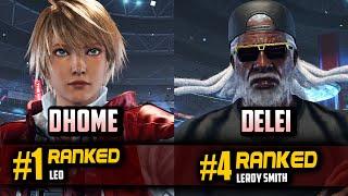 TEKKEN 8 - Dhome50hbk (#1 Leo) Vs Delei (#4 Leroy) - Online Rank