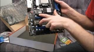 MSI NF750-G55 AM3 DDR3 SLI Motherboard Unboxing & First Look Linus Tech Tips