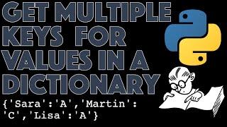 How to get multiple keys for values from a dictionary in Python