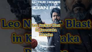 Leo Nuclear Blast in Karnataka Presales - Will break Jailer Record - Thalapathy Vijay - Lokesh - LCU